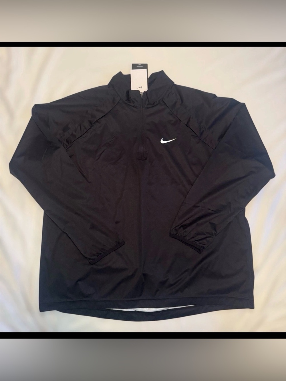 Nike Repel Tour Water Resistant Quarter Zip Golf Jacket Mens XL Black DR5293-010